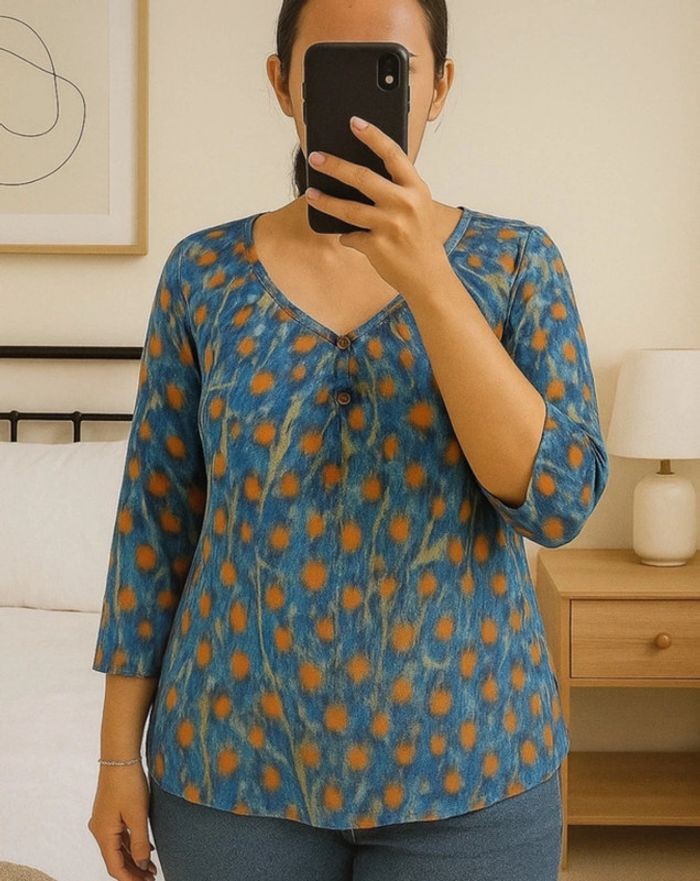 Blouse vintage – Taille 2 – Très bon état