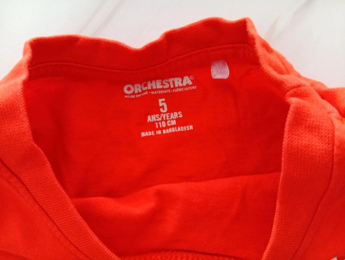 Tee-shirt Orchestra 5 ans - photo numéro 2