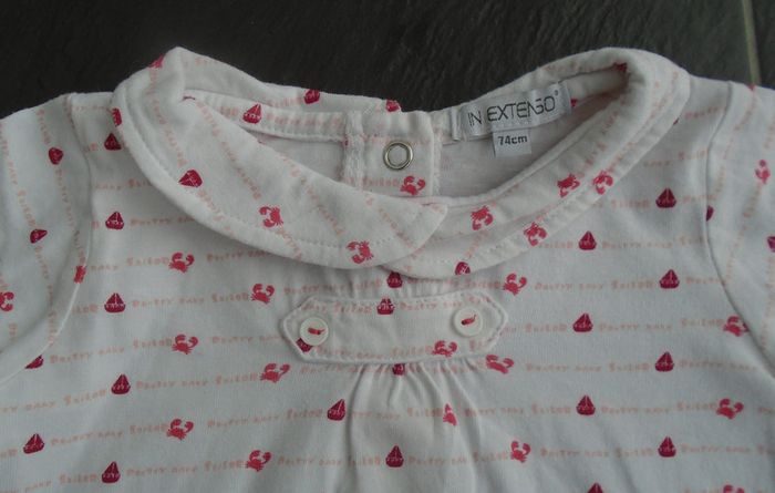 Chemise estivale fille 12 mois (74 cm) - photo numéro 2