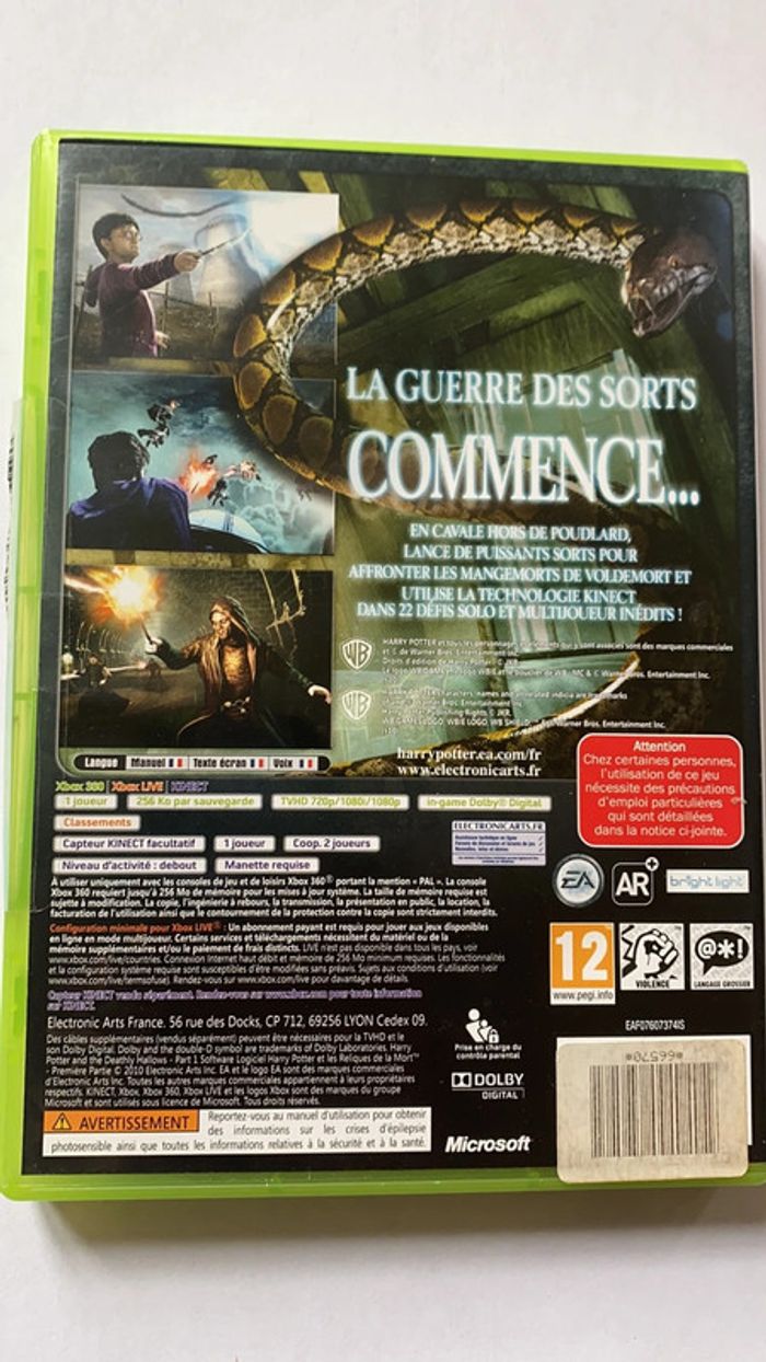 Harry Potter et les reliques de la mort Xbox 360 - photo numéro 2