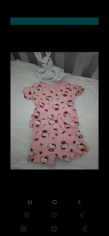 Ensemble hello kitty 6 mois fille