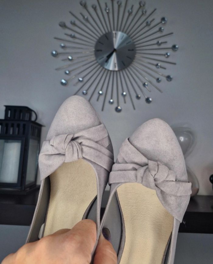 Escarpins talon plateforme gris newlook - photo numéro 9