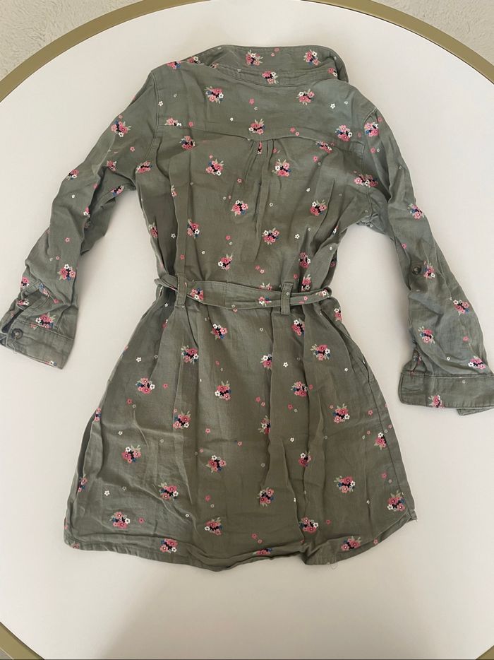 Robe chemise kaki - photo numéro 2