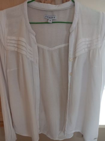 Chemisier ecru creeks etat neuf