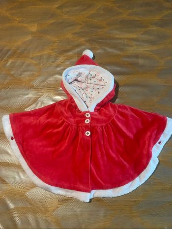 Cape de noël fille Orchestra 6 mois