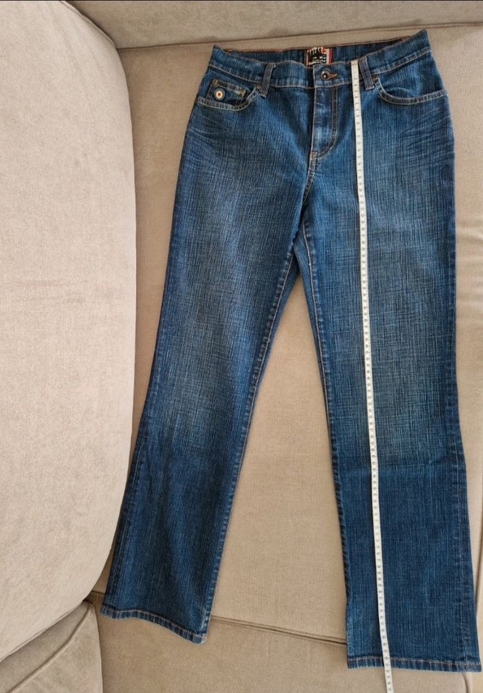 Jeans bleu marine Break leg - photo numéro 8