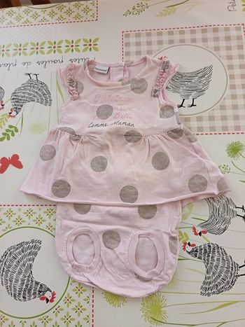 Ensemble été 3 pommes taille 3 mois