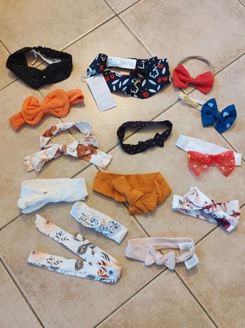 Lot de 14 ruban tête