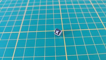 Logo Sigle avant pièce détachée miniature Peugeot 307 CC Solido 1/18 1/18e 1/18eme #B71