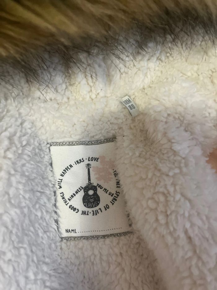 Manteau IKSS bébé fille - vert kaki - 18 mois - photo numéro 4