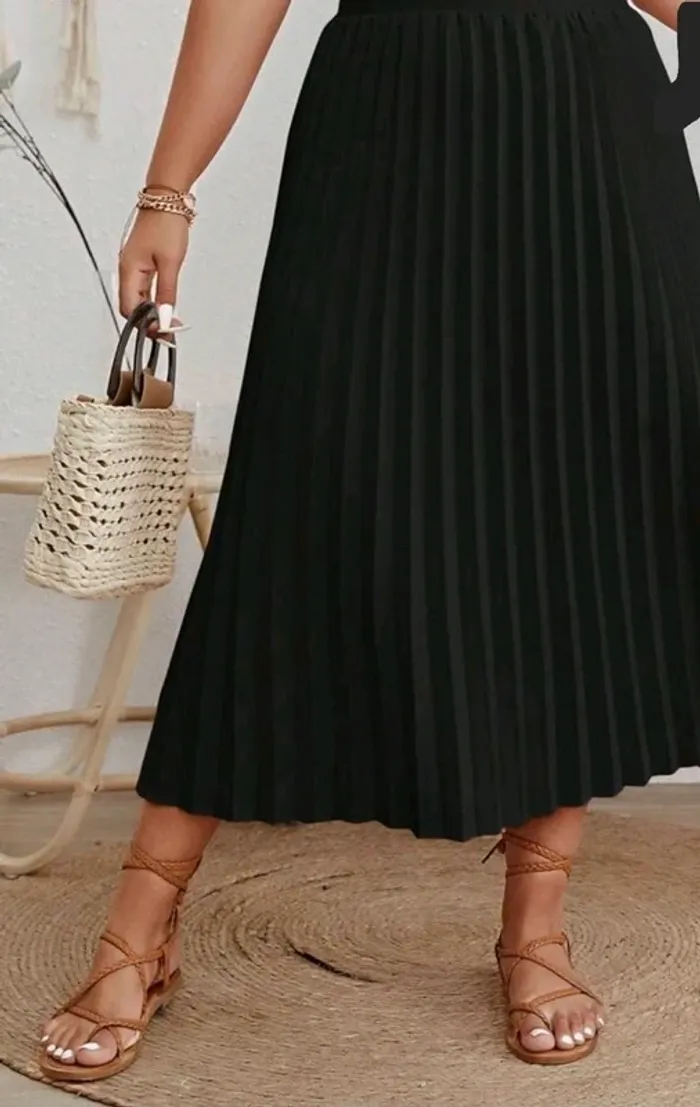 Jupe plissée taille haute - photo numéro 7
