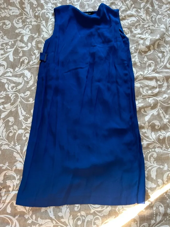 Robe bleu et blanche cop copine taille m - photo numéro 2