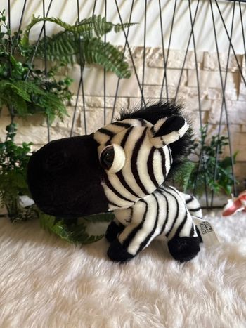 Peluche Vintage Zèbre Bigheads - TBE