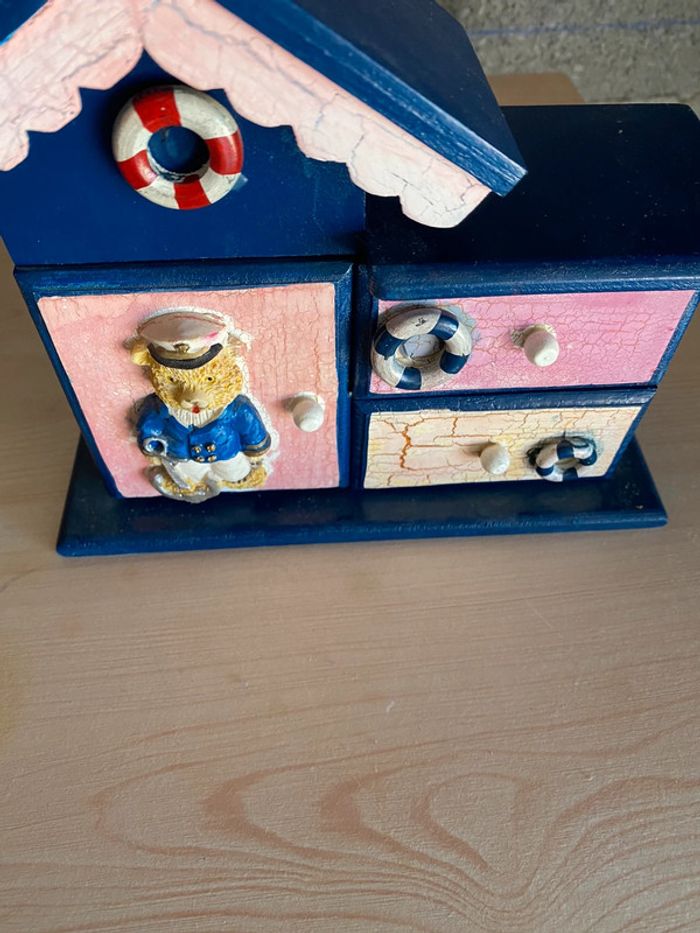 Boîte à bijoux accessoire tire lire enfant fille ou garçon - photo numéro 2