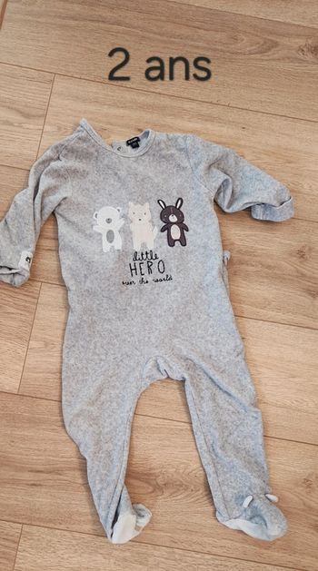 Pyjama velours taille 2 ans