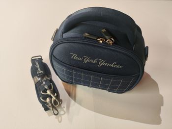 Sacoche New York Yankees NBA Vintage Collection - Appareil Photo Sac Trousse Voyage Bandoulière Bleu