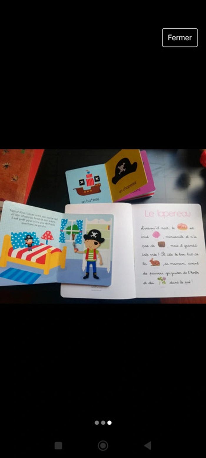 Lot 3 livres 2 pirates et 1 bébé animaux 1€5 - photo numéro 3