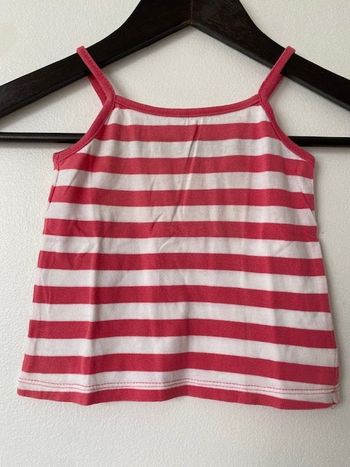 Débardeur à bretelles rayures