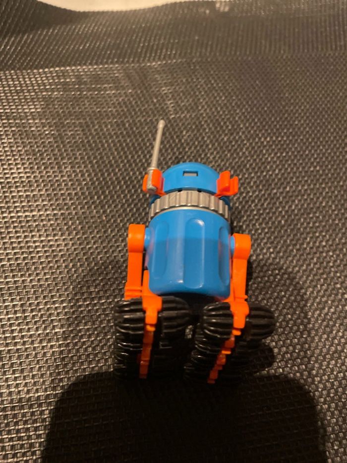 Playmobil figurine robot bleu et orange série espace - photo numéro 8