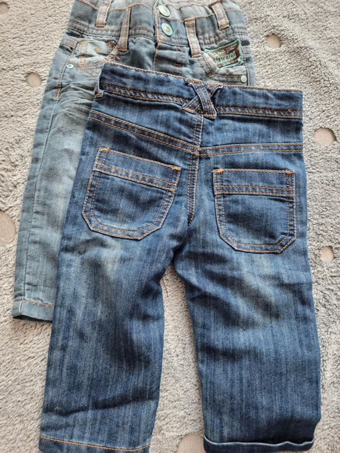 Lot de 2 jeans 6 mois - photo numéro 3