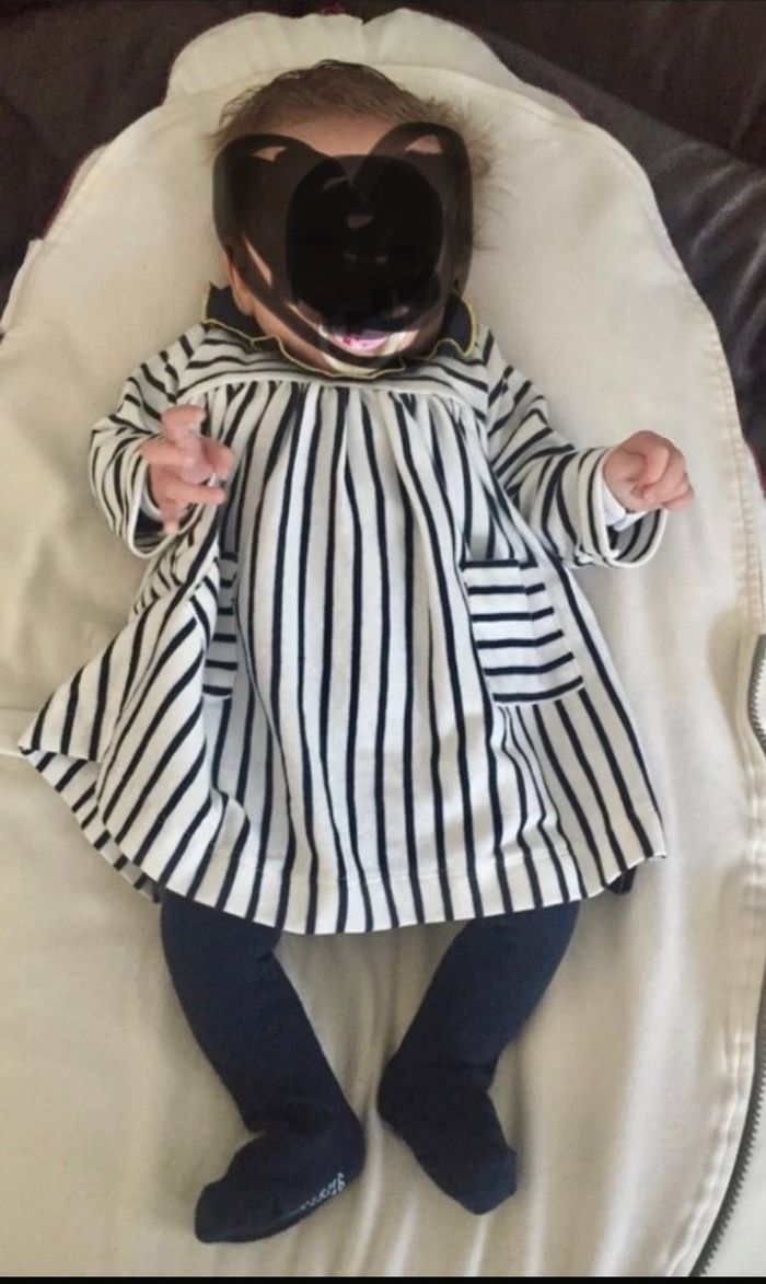 Robe petit bateau 3 mois comme neuve valeur 48€ - photo numéro 4