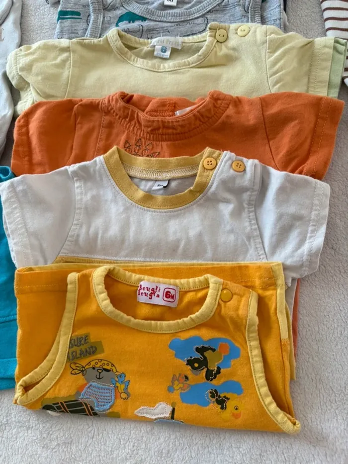 Lot vêtements bébé garçon – Taille 6 mois (12 pièces) - photo numéro 4