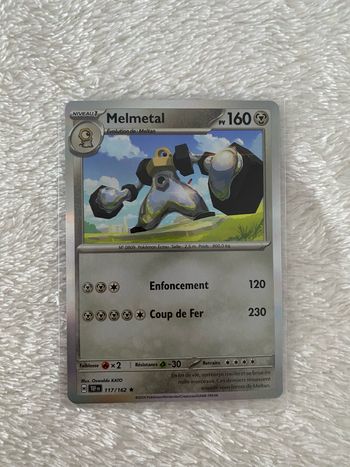 Carte Pokémon holographique forces temporelles 117/162