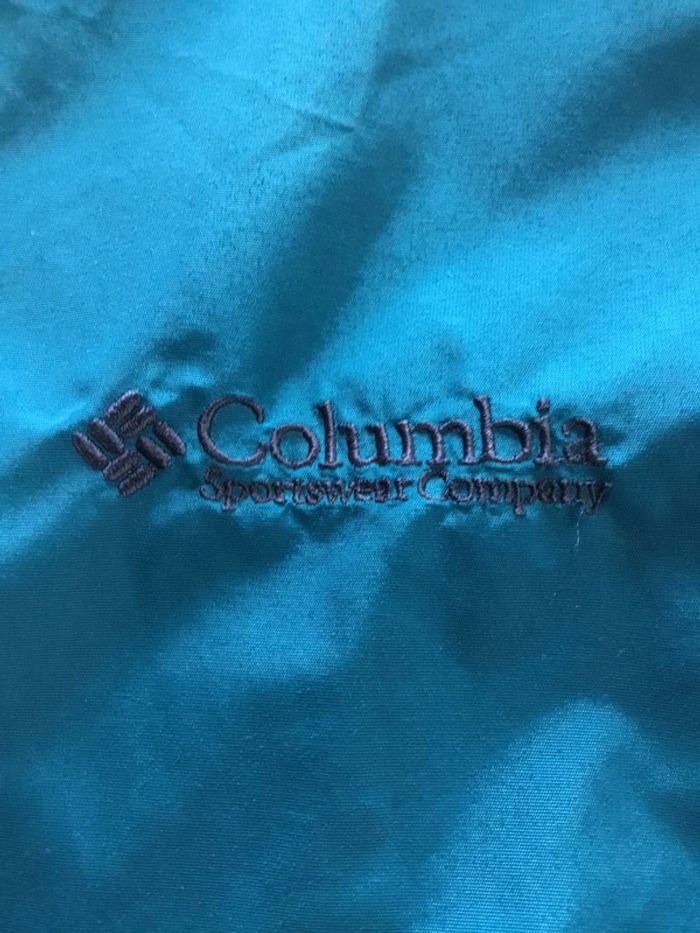 Veste chaude doublure polaire pour femme Columbia bleu vert taille XL 166 - photo numéro 4
