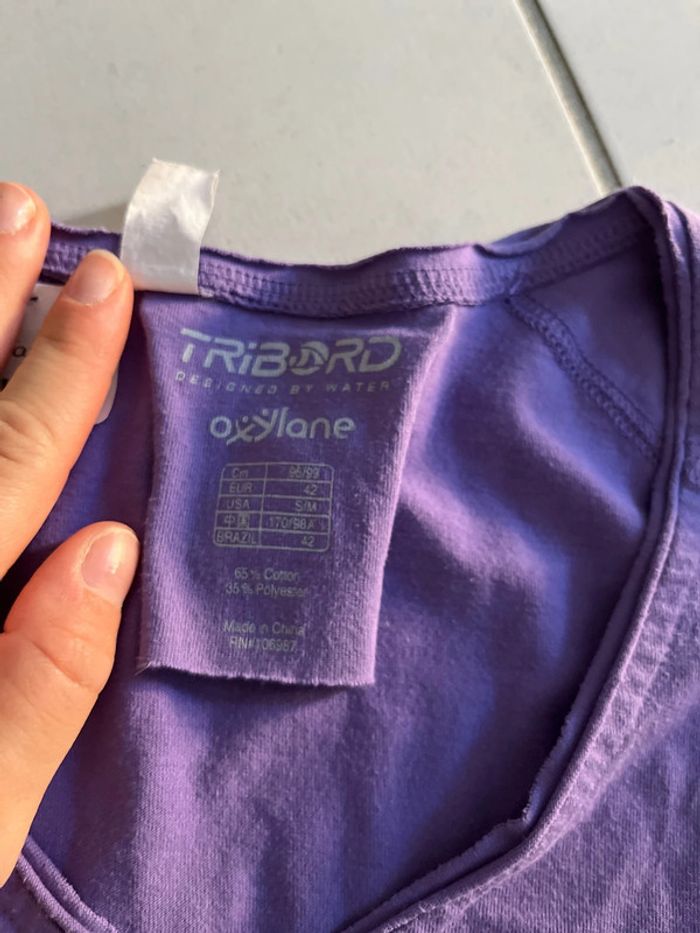 T-shirt violet - photo numéro 2
