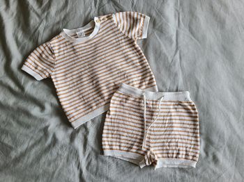 Ensemble H&M rayé en maille