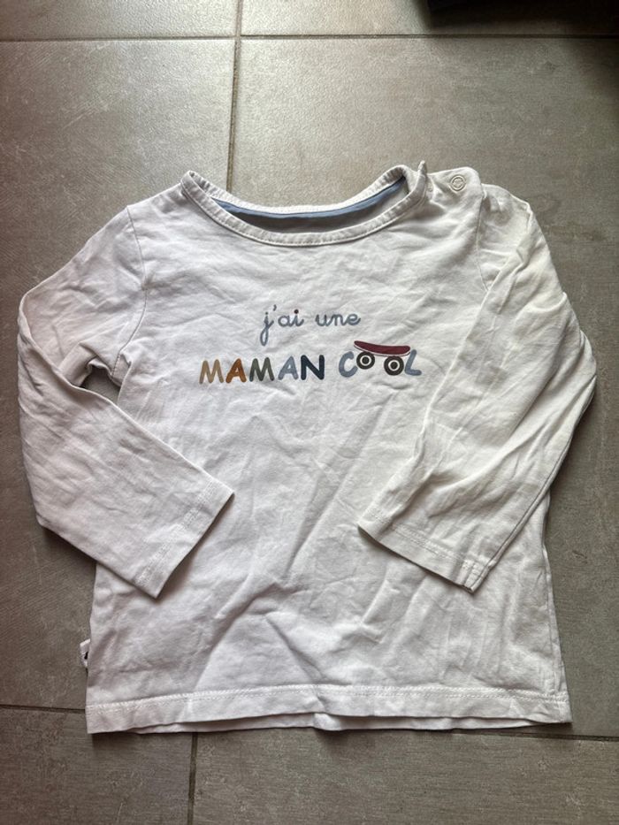 Manche longue bébé 24 mois