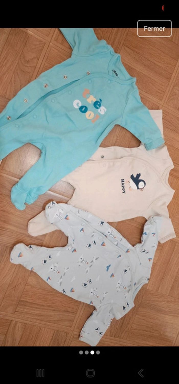 Lot de 3 pyjamas - photo numéro 2