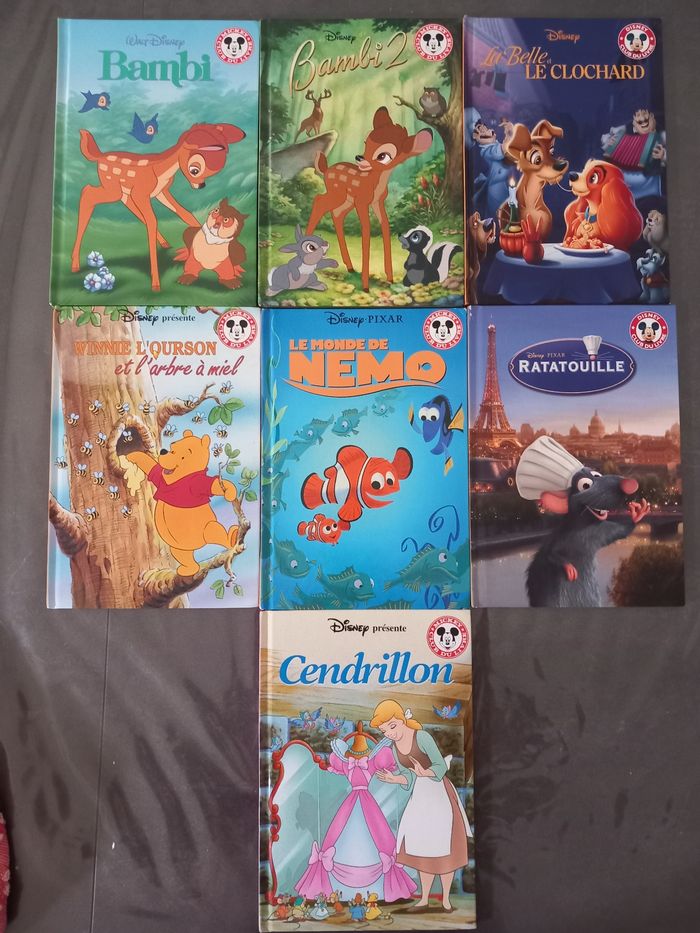 Lot de 7 livres Disney Mickey club du livre