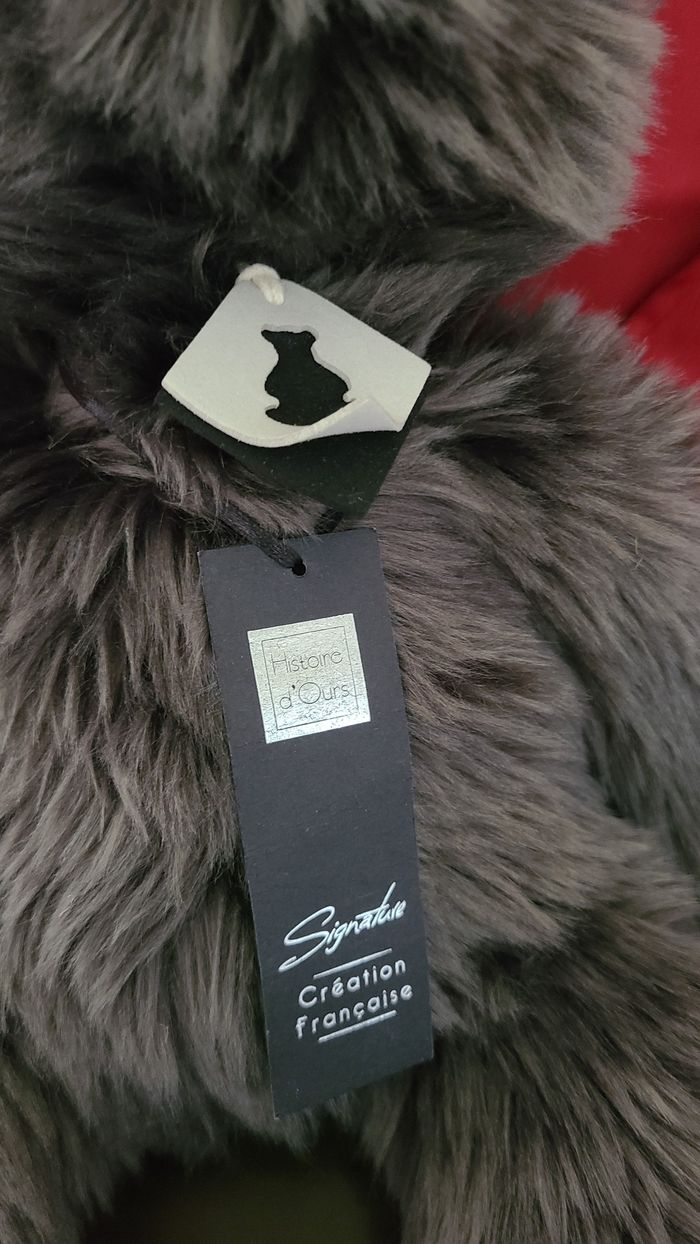 peluche ours poils long de collection histoire d'ours - photo numéro 2