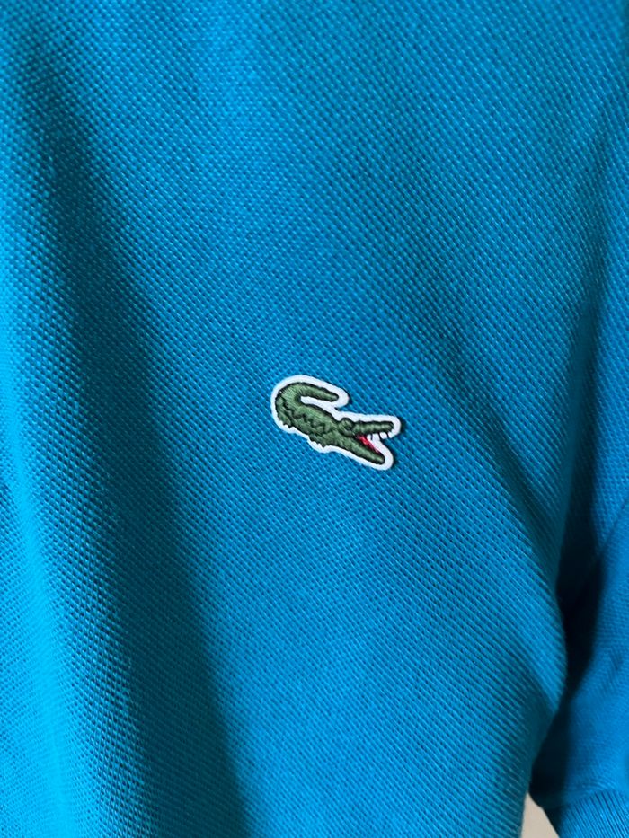 Polo Lacoste bleu - photo numéro 3