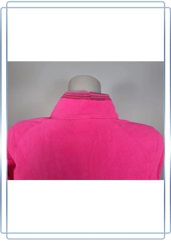 Polaire quart de zip the north face légère  femme / fuchsia taille M brodé 258 - photo numéro 8