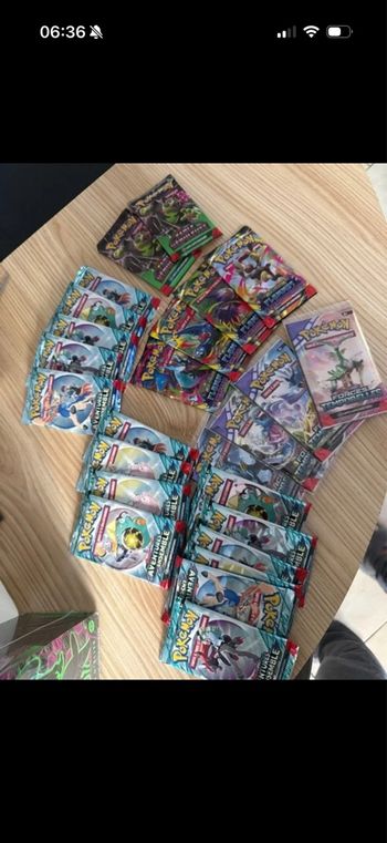 Lot de booster Pokémon scellés FR original