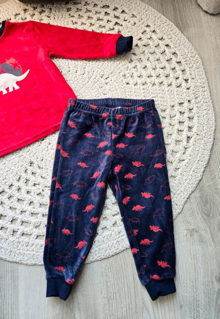 Boy: pyjama velours Okaïdi 3 ans - photo numéro 2