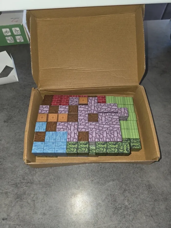 [NEUF] Lot de 100 cubes magnétiques type minecraft