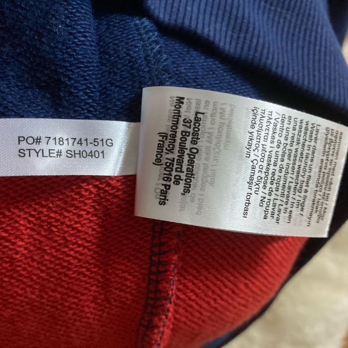 Sweat-shirt à capuche Lacoste - photo numéro 9