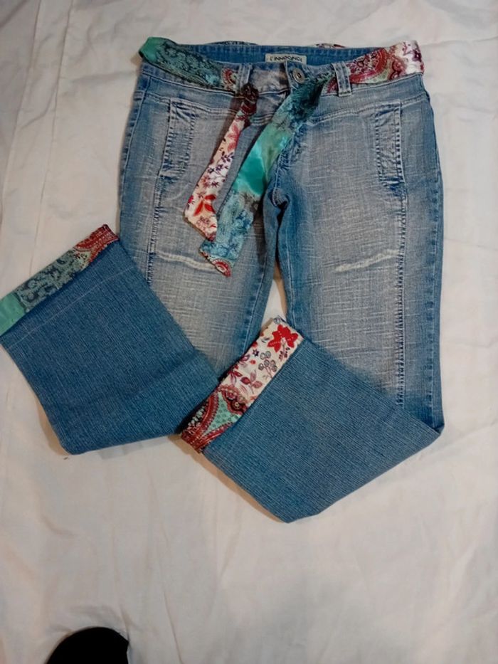 Jeans Pantacourt Beau Design l'innocence - photo numéro 2