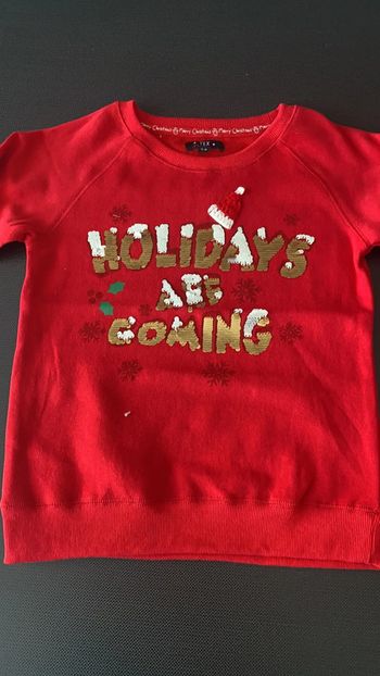 Pull noel 7-8 ans Tex