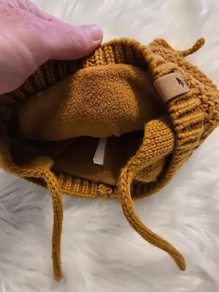 💙😍🤩 superbe Ensemble bonnet, snood , moufles 12/23 mois garçon💙😍🤩 - photo numéro 7