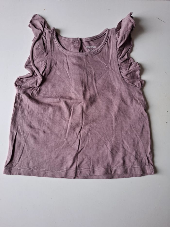 Débardeur fille Bout'chou taille 12 mois