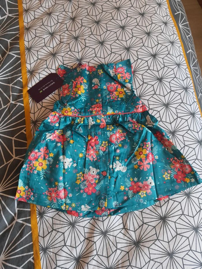 Ensemble Sergent Major 🐨 robe et bloomer taille 6 mois neuf avec étiquettes - photo numéro 3