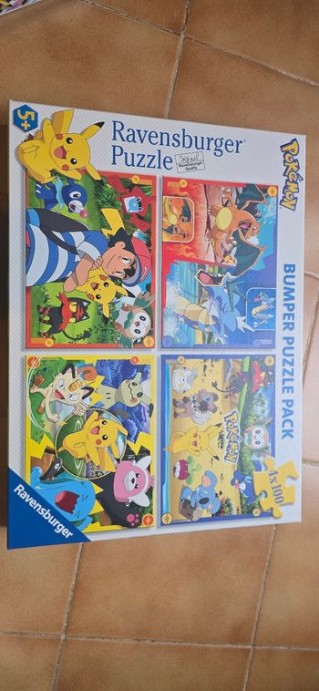4 puzzle pokemon complet
