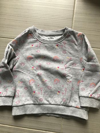 Pull nuage ballon fille