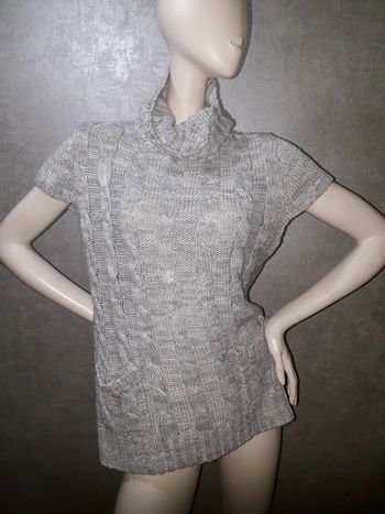 pull col roulé manche courte torsadé jennyfer taille 38/40