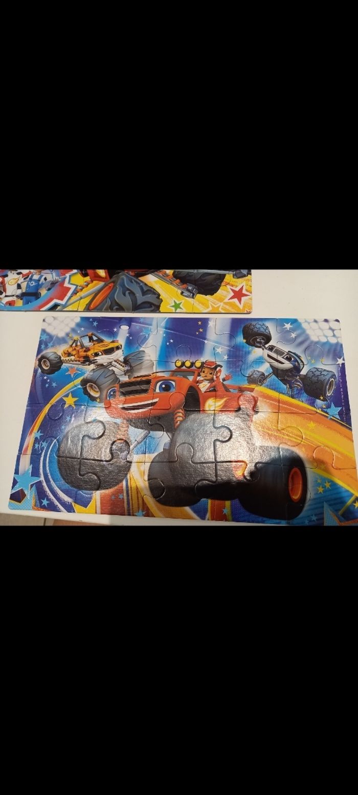 2 puzzles Blaze monster machine - photo numéro 2