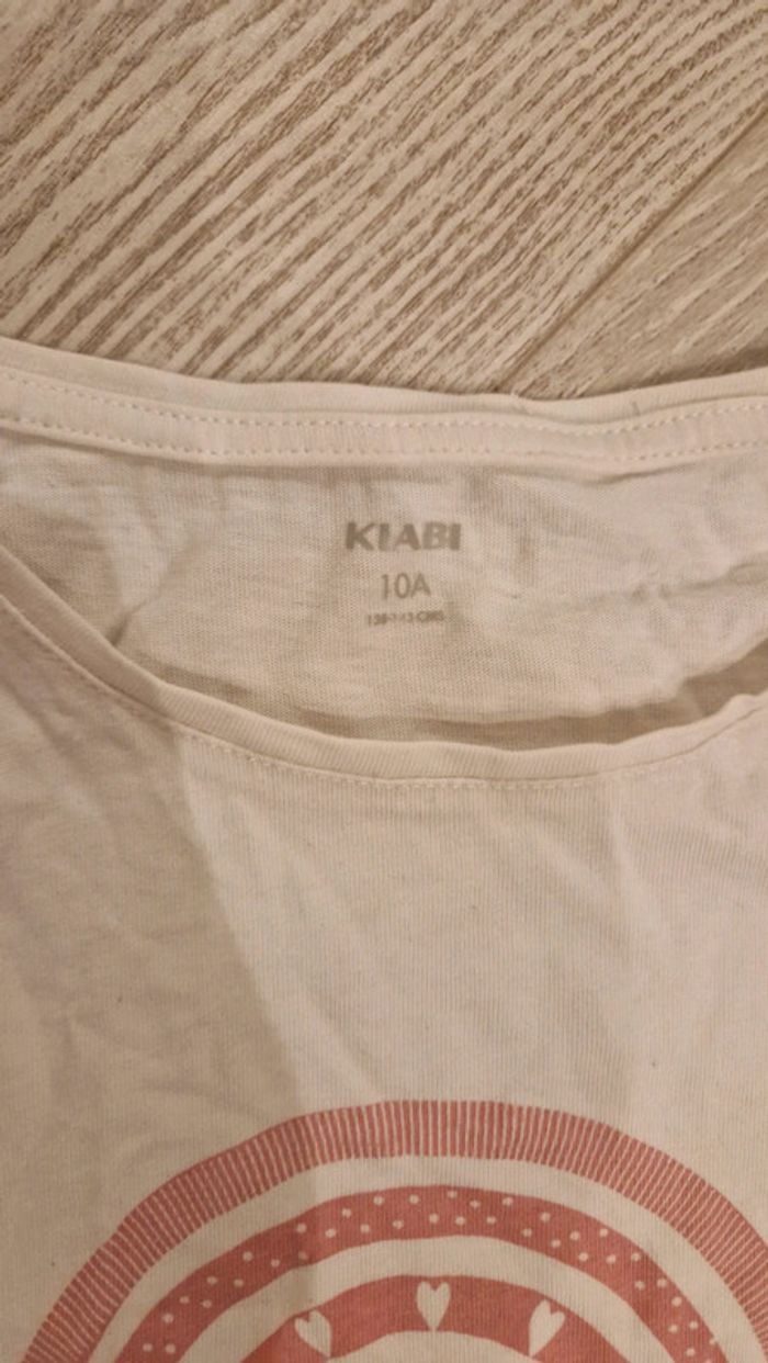 Tee shirt manches longues Kiabi 🌸 10 ans - photo numéro 3